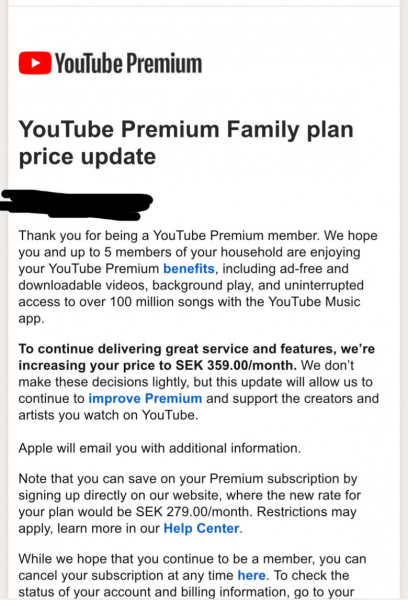 Цены на YouTube Premium выросли в нескольких странах, в некоторых случаях на 55%