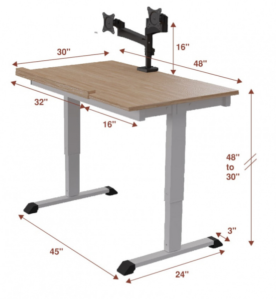 Представлен рабочий стол 3-in-1 Ergo Desk от боли в спине