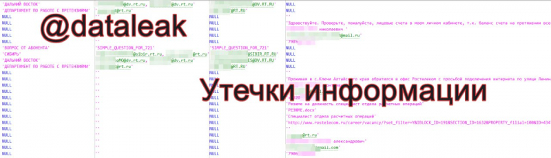 Роскомнадзор не получал уведомления об утечке персональных данных клиентов от компании «Ростелеком»